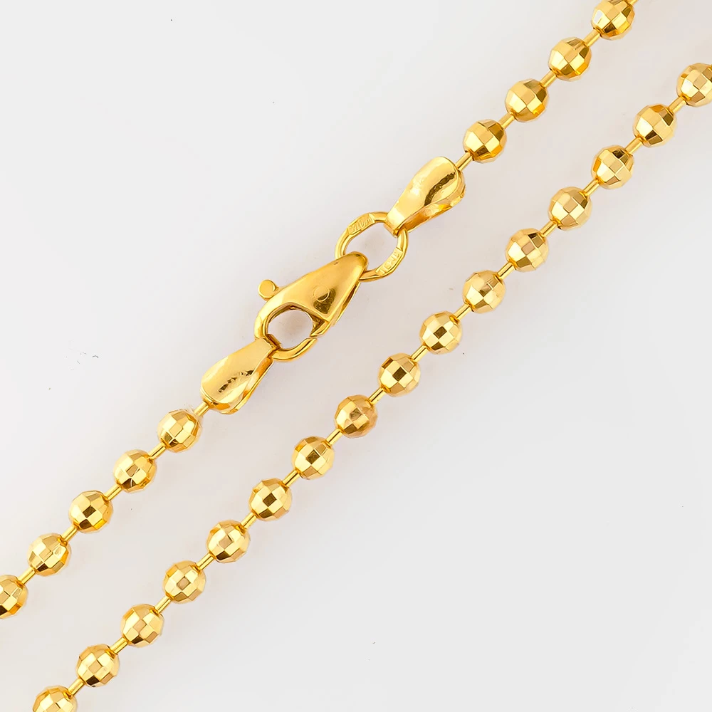 Цепь из белого золота 750 пробы