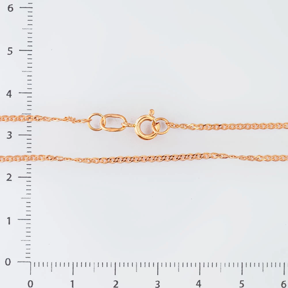 Цепь из красного золота 585 пробы