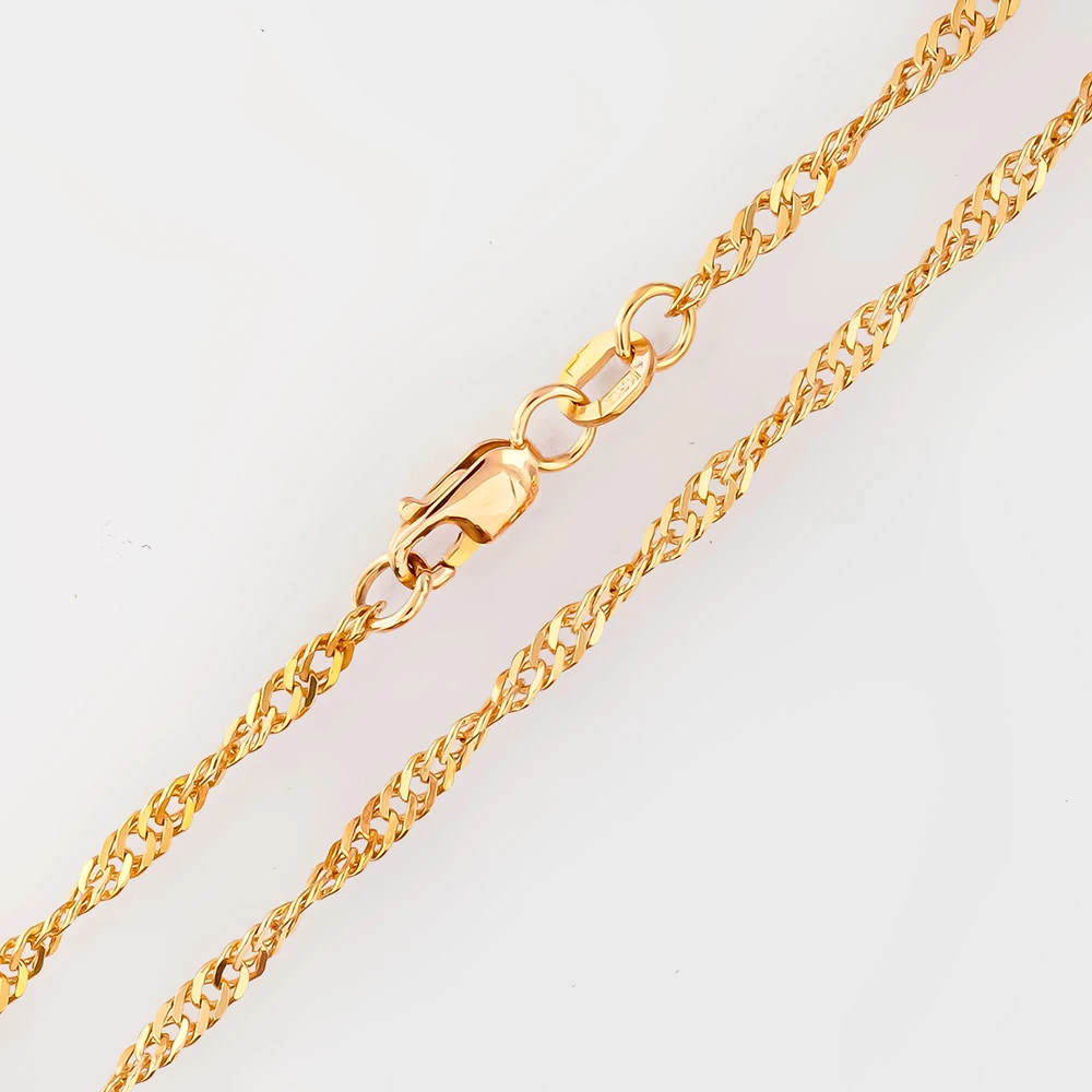 Цепь из желтого золота 585 пробы