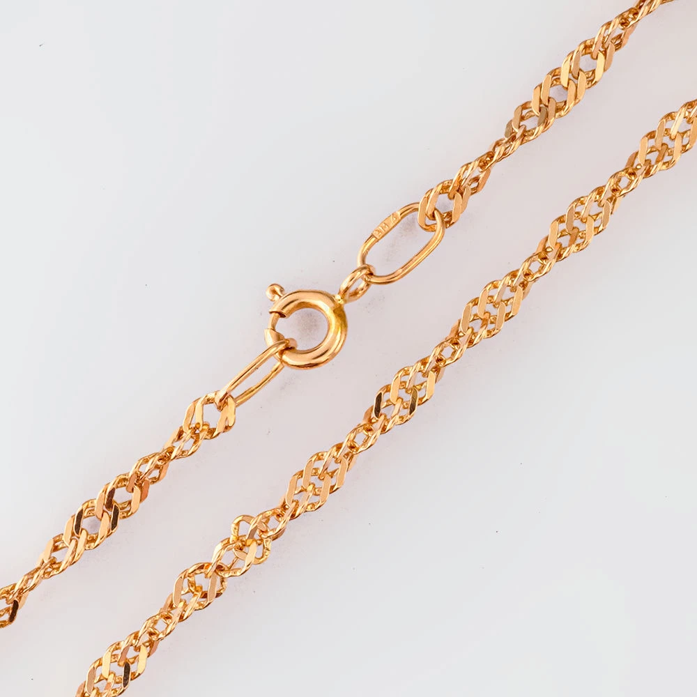 Цепь из красного золота 585 пробы