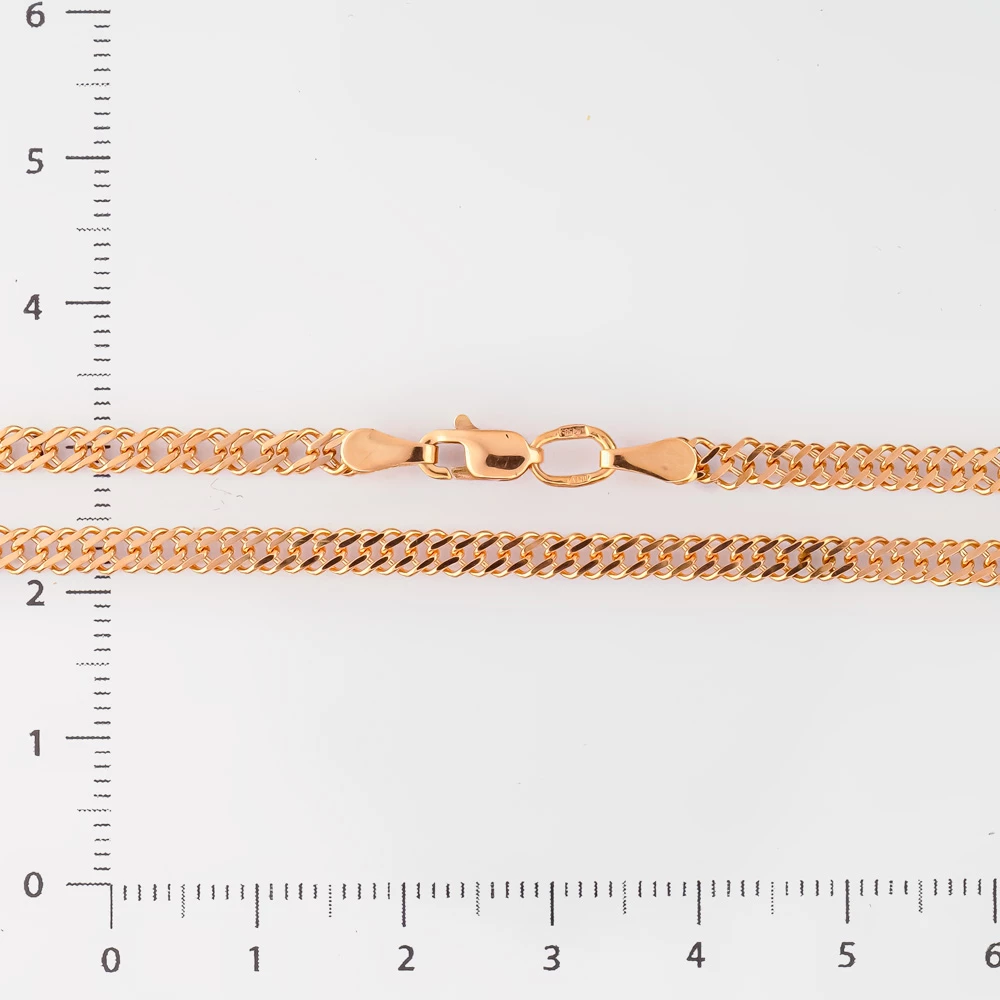 Цепь из красного золота 585 пробы