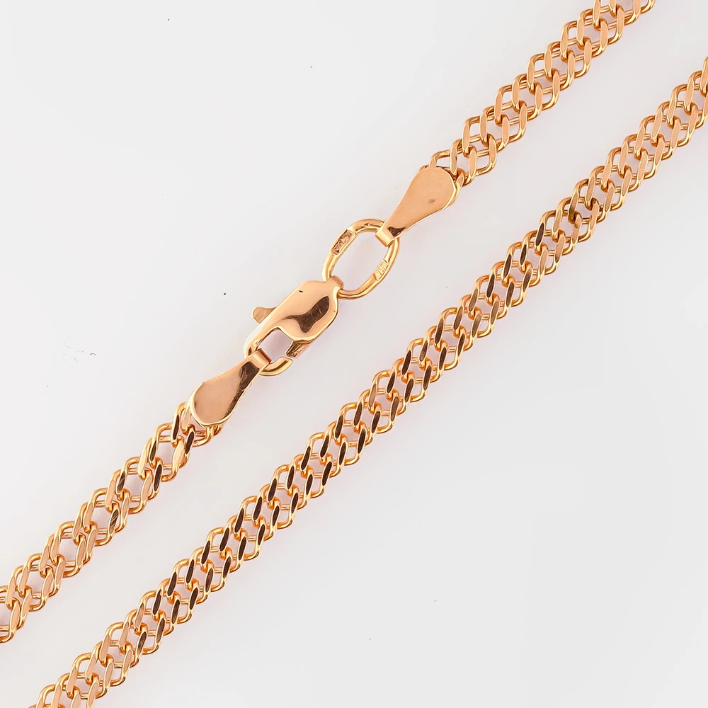 Цепь из красного золота 585 пробы