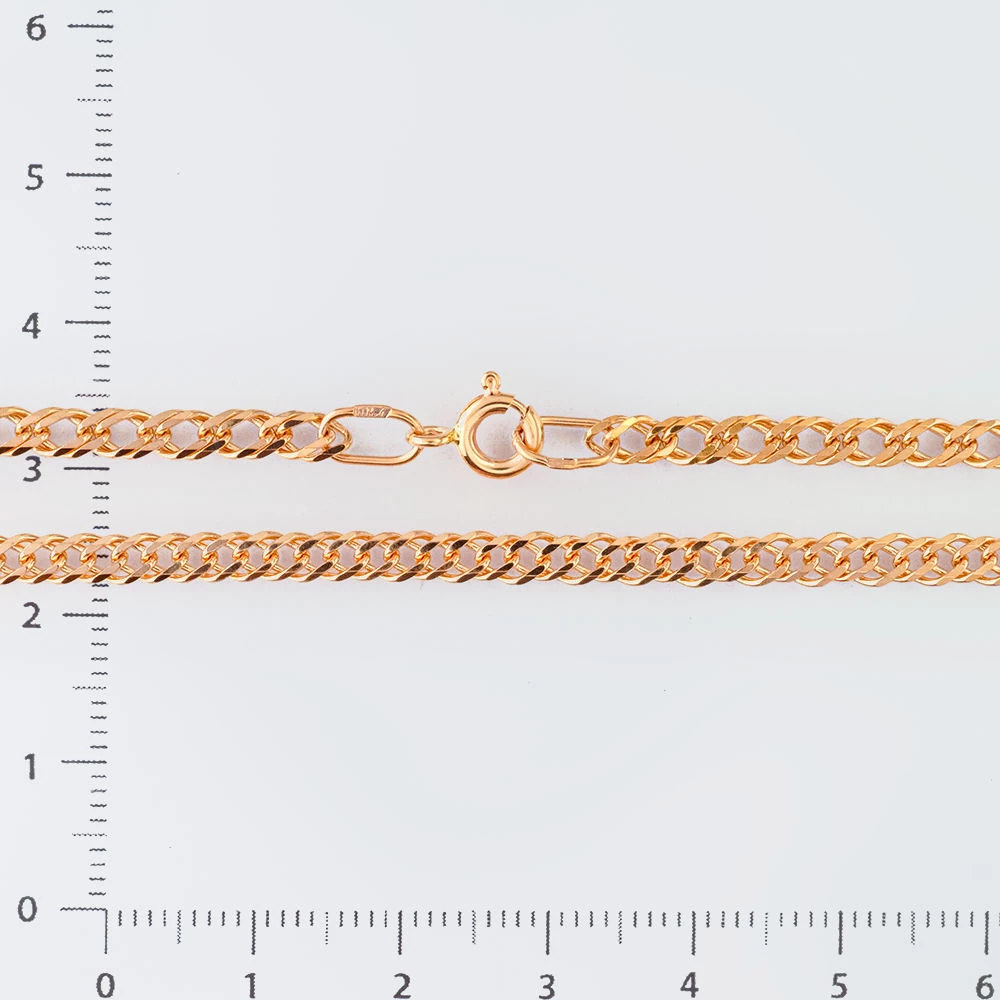 Цепь из красного золота 585 пробы