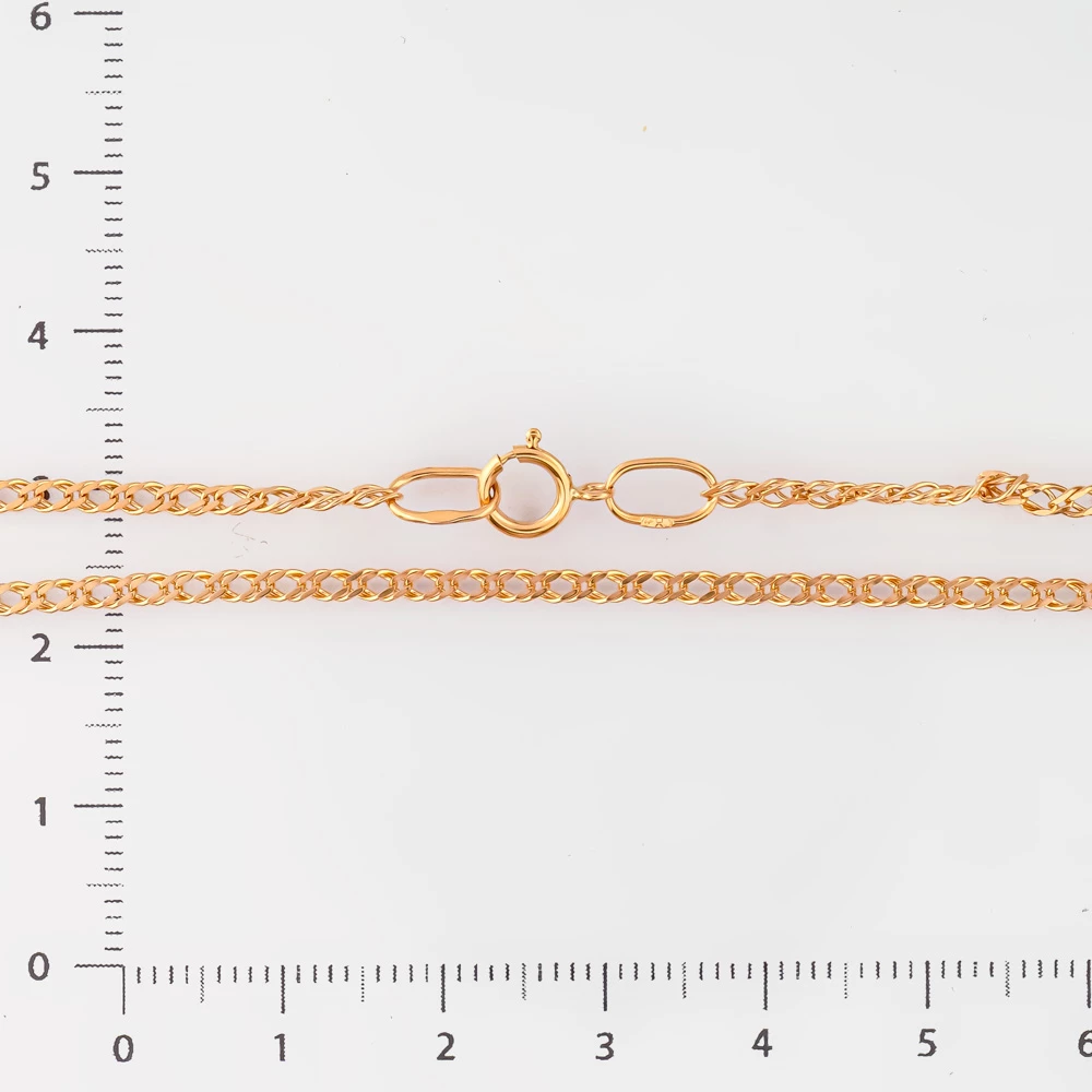 Цепь из красного золота 585 пробы