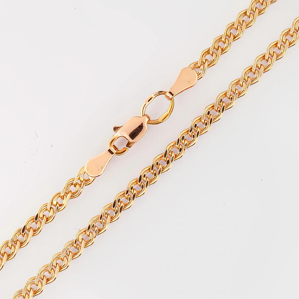 Цепь из красного золота 585 пробы