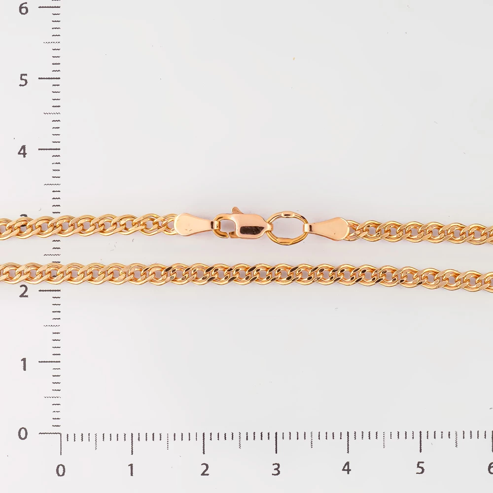 Цепь из красного золота 585 пробы