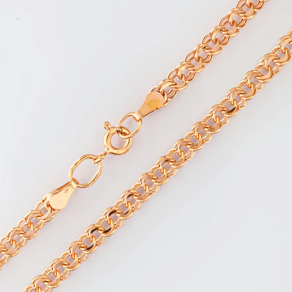 Цепь из красного золота 585 пробы