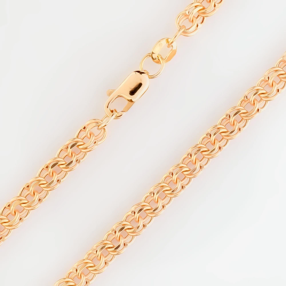 Цепь из красного золота 585 пробы