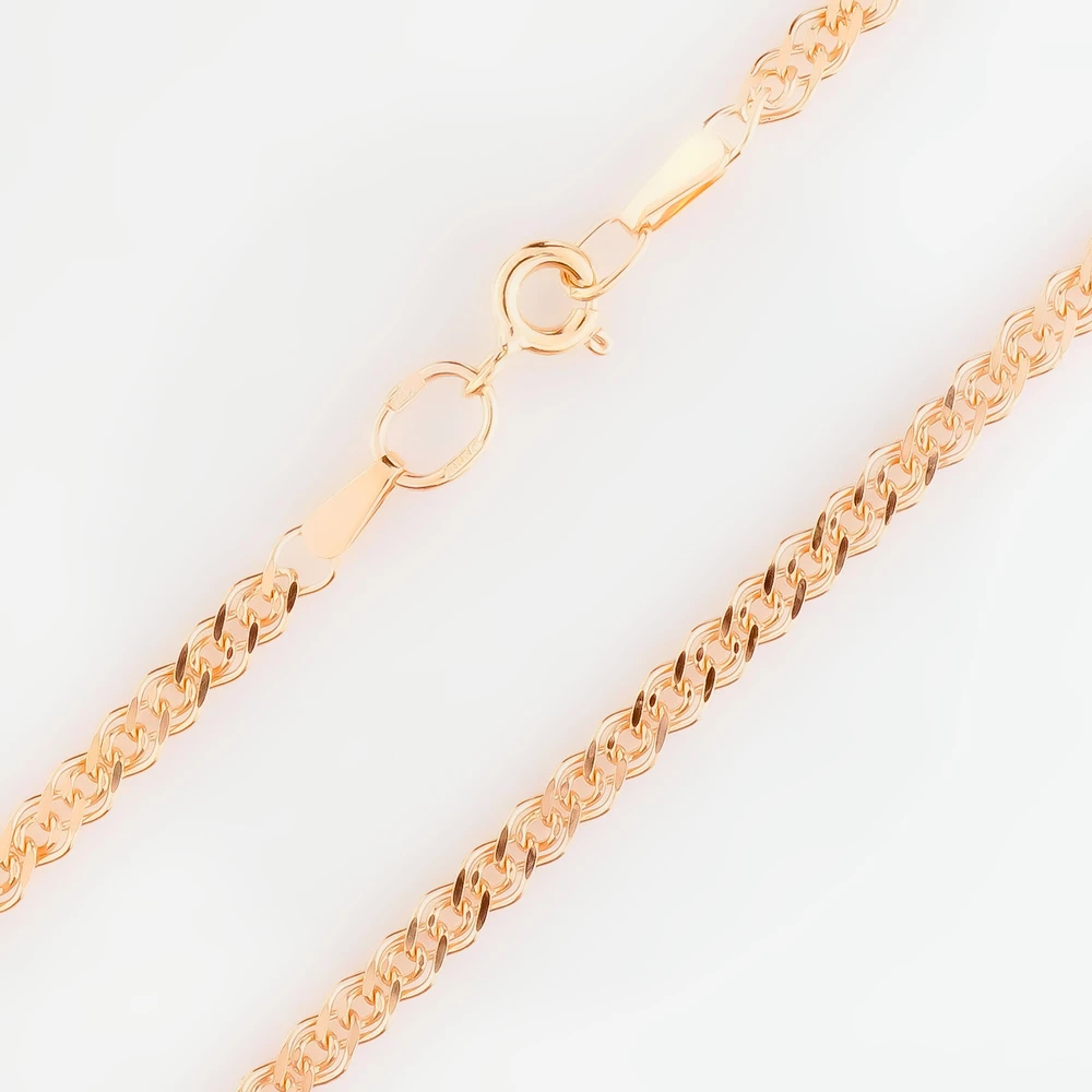 Цепь из красного золота 585 пробы