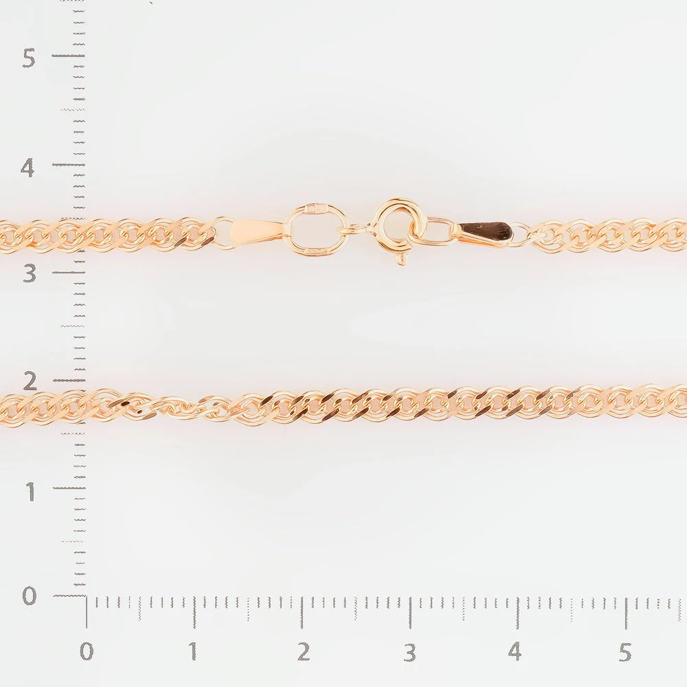 Цепь из красного золота 585 пробы