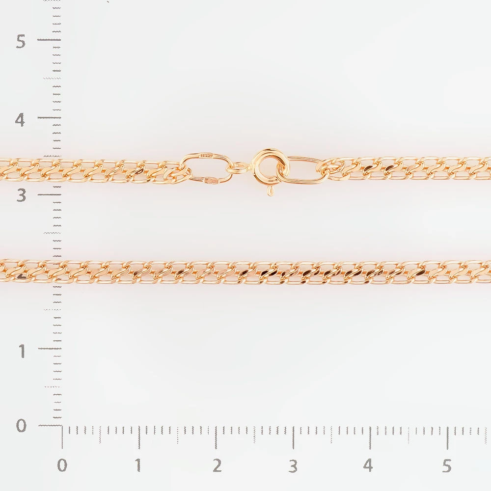 Цепь из красного золота 585 пробы