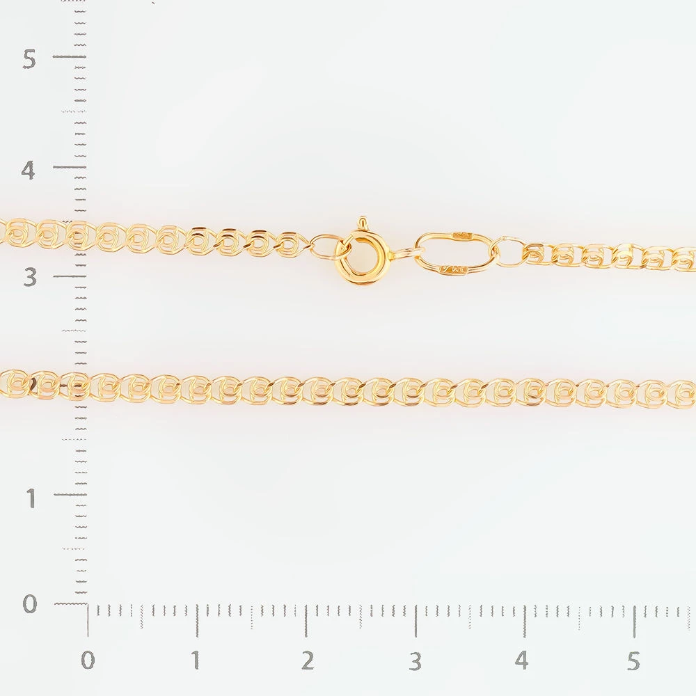 Цепь из красного золота 585 пробы