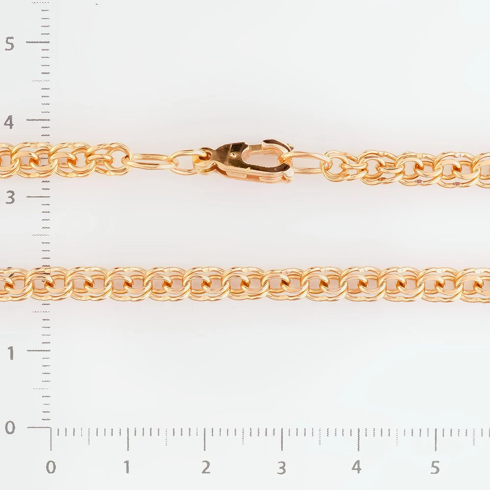 Цепь из красного золота 585 пробы