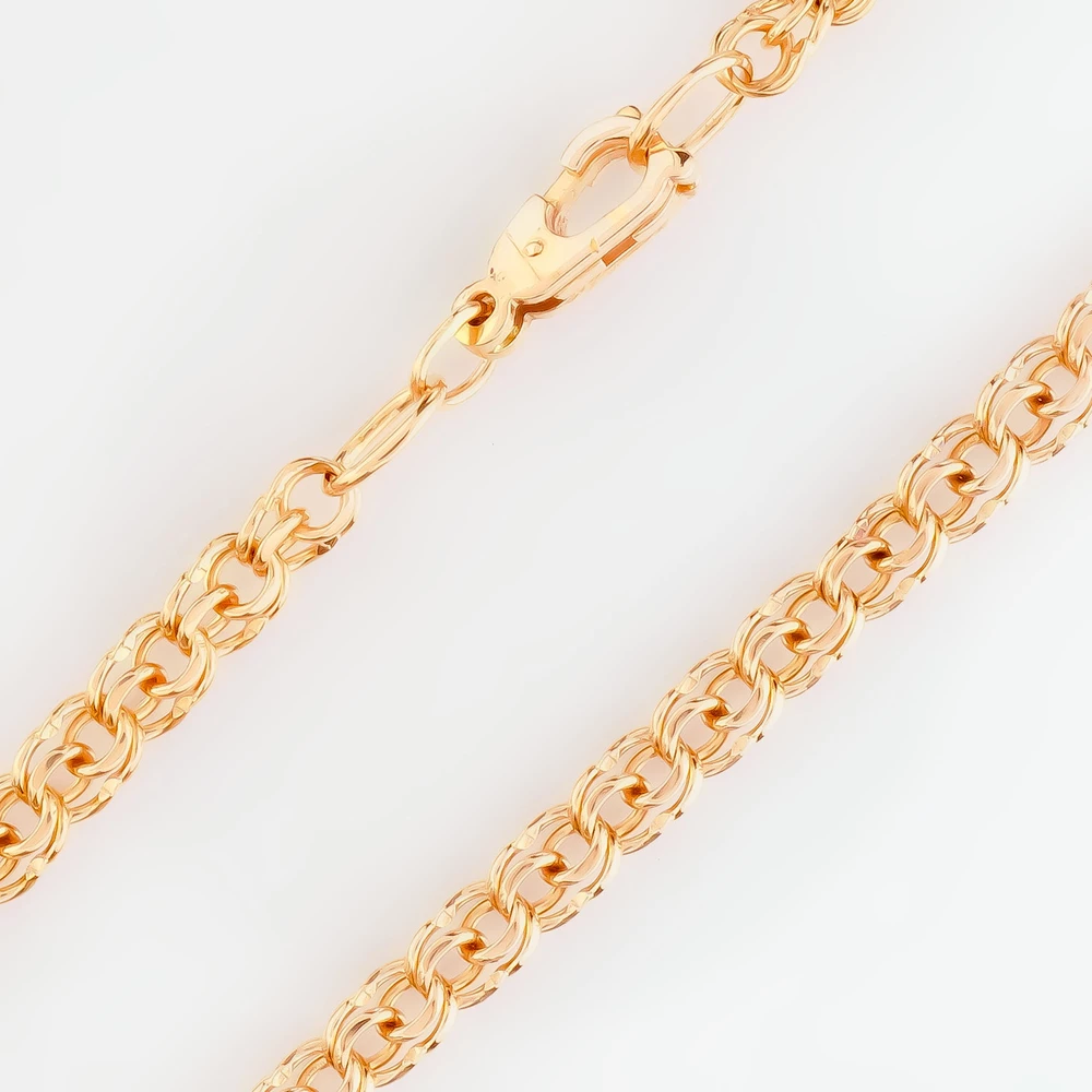 Цепь из красного золота 585 пробы