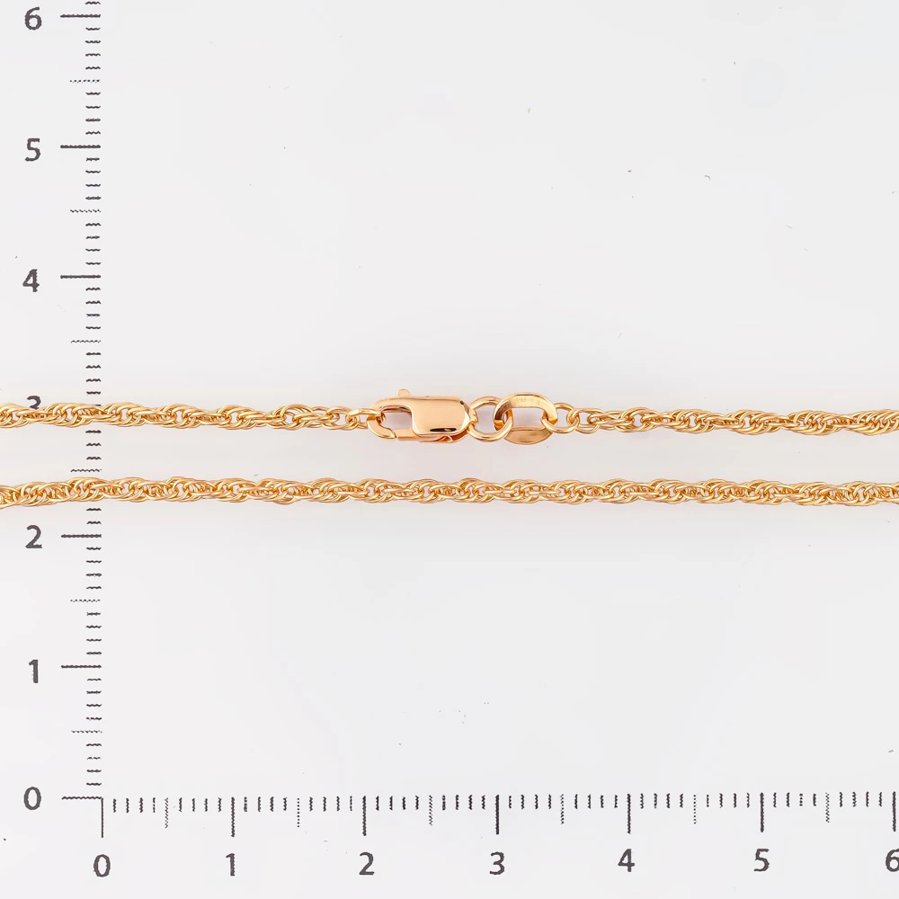 Цепь из красного золота 585 пробы