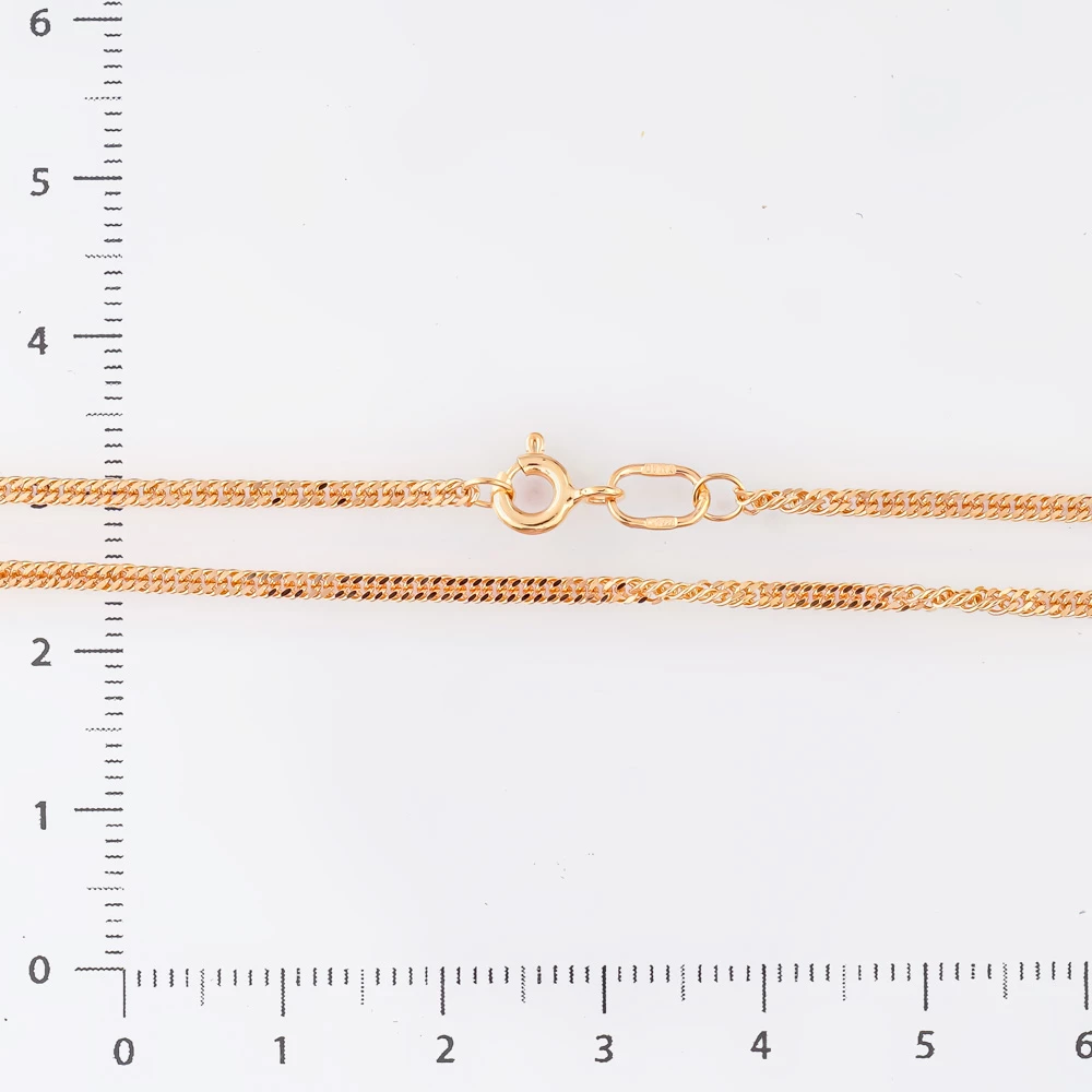 Цепь из красного золота 585 пробы