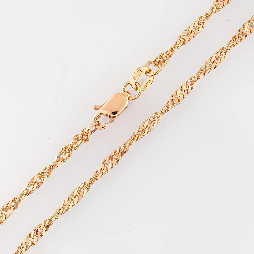 Цепь из красного золота 585 пробы