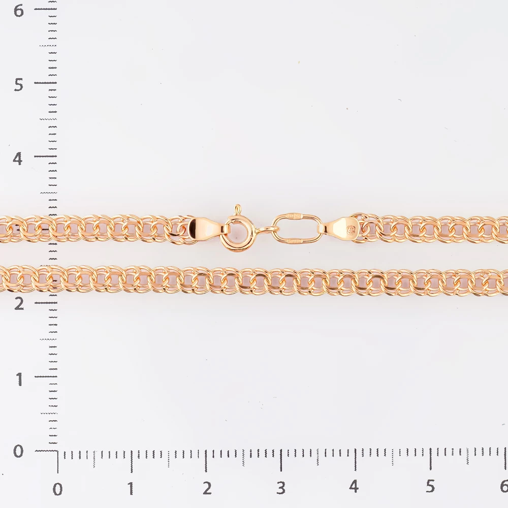 Цепь из красного золота 585 пробы