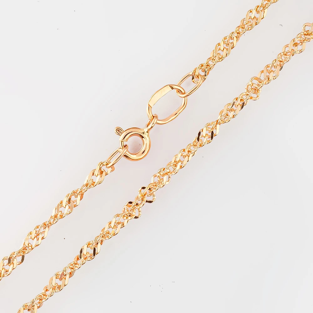 Цепь из красного золота 585 пробы