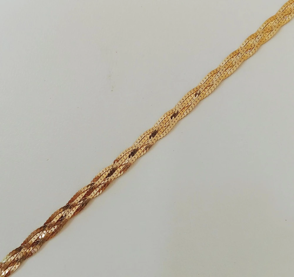 Цепь из красного золота 585 пробы