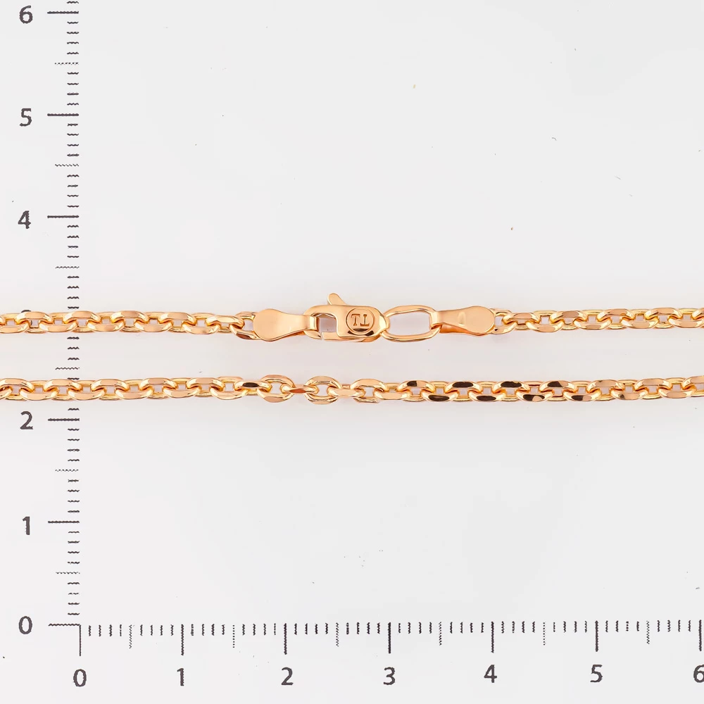 Цепь из красного золота 585 пробы