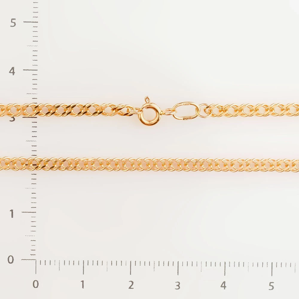 Цепь из красного золота 585 пробы