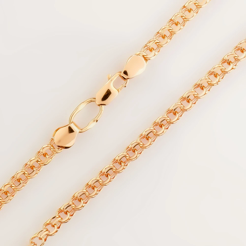 Цепь из красного золота 585 пробы