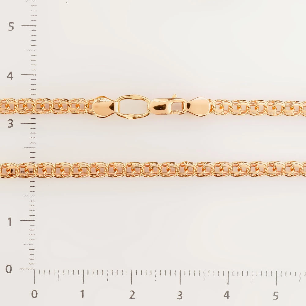 Цепь из красного золота 585 пробы