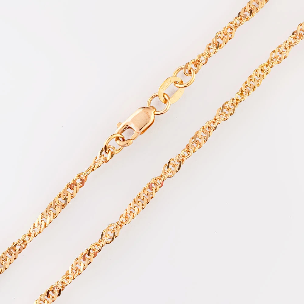 Цепь из красного золота 585 пробы