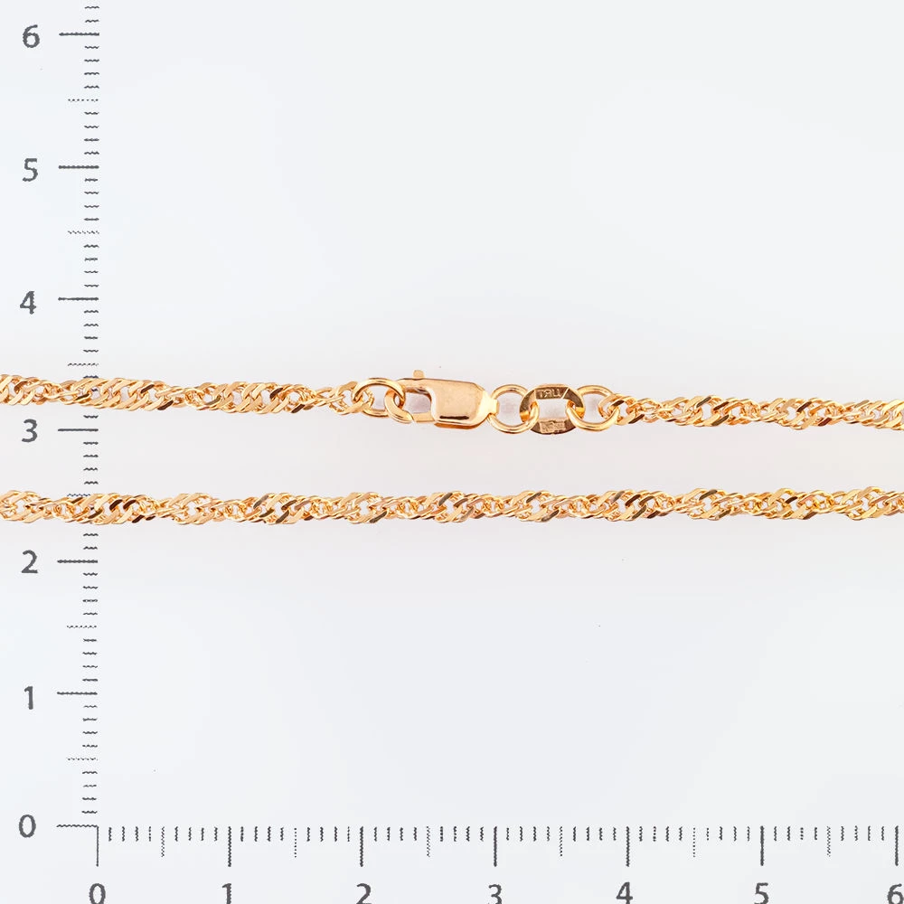 Цепь из красного золота 585 пробы