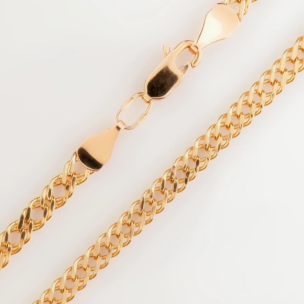 Цепь из красного золота 375 пробы