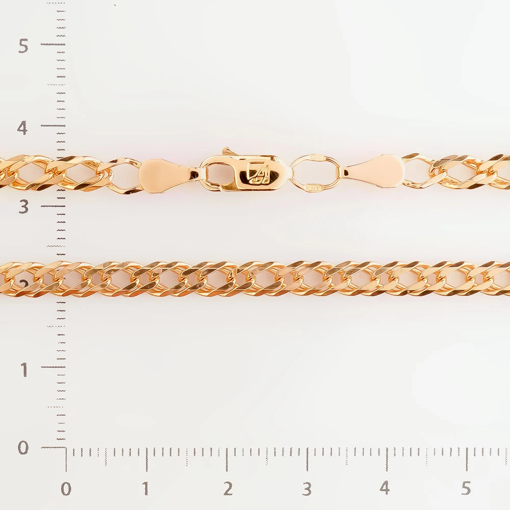 Цепь из красного золота 585 пробы