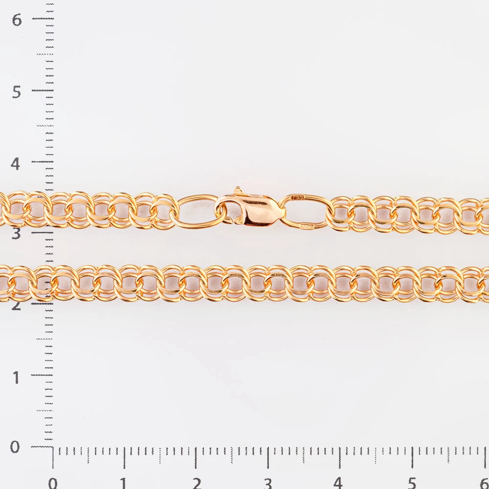 Цепь из красного золота 585 пробы