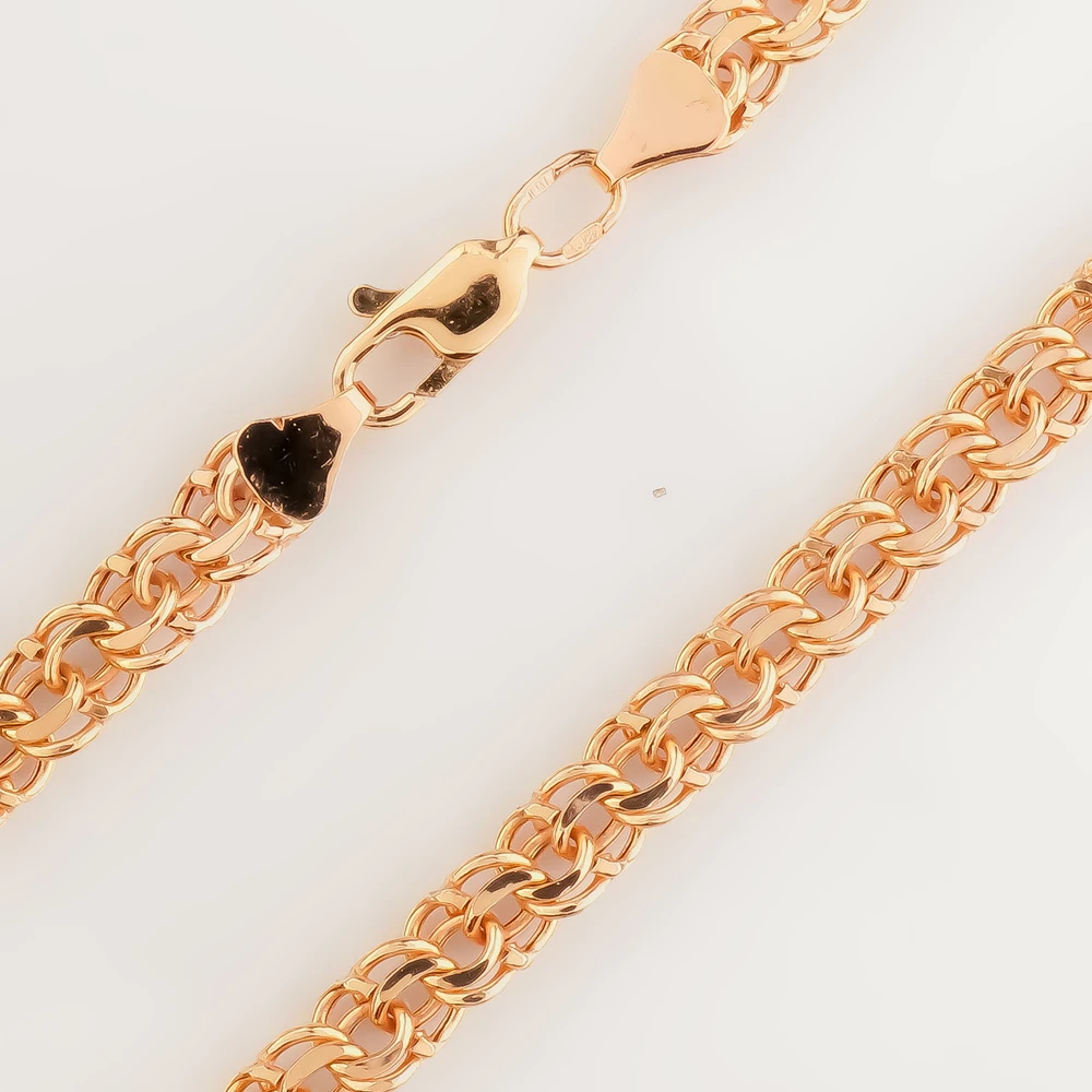 Цепь из красного золота 585 пробы