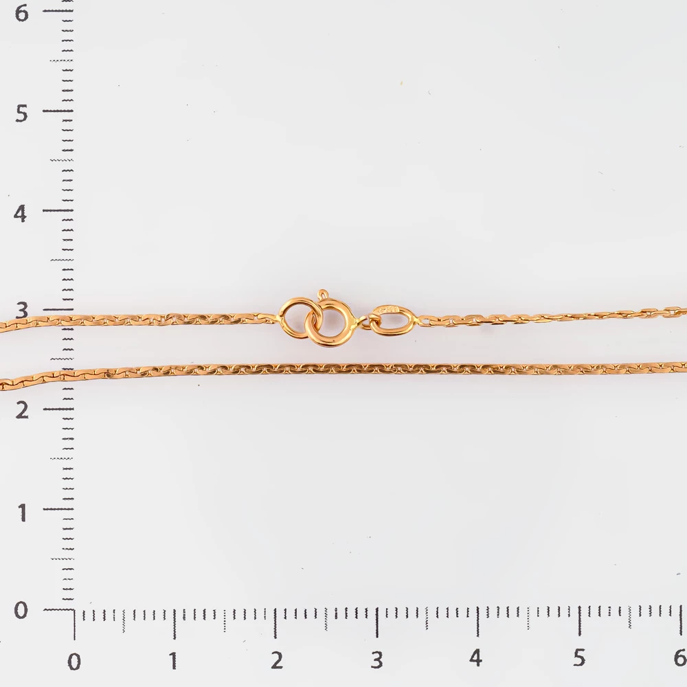 Цепь из красного золота 583 пробы