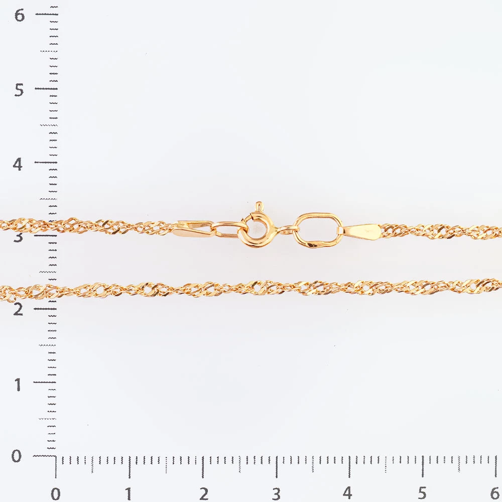 Цепь из красного золота 585 пробы