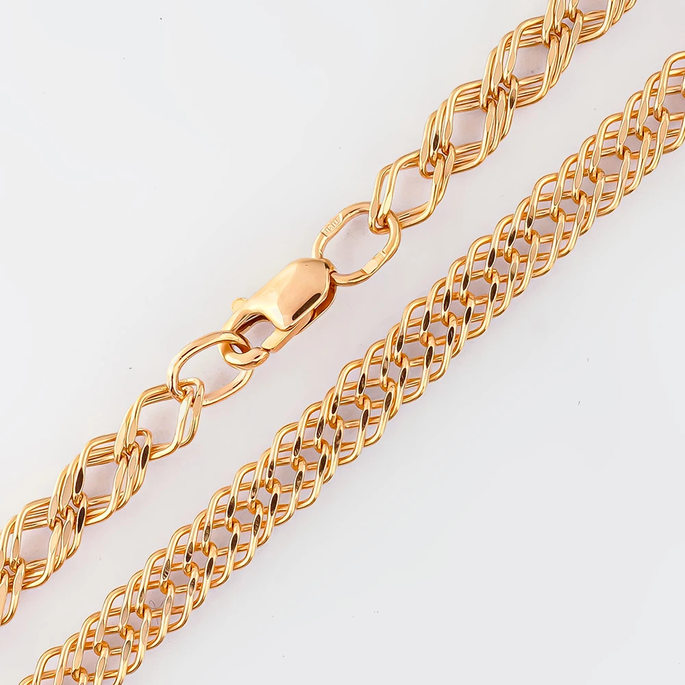 Цепь из красного золота 585 пробы