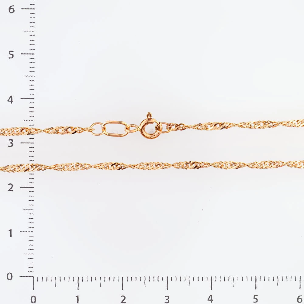 Цепь из красного золота 375 пробы