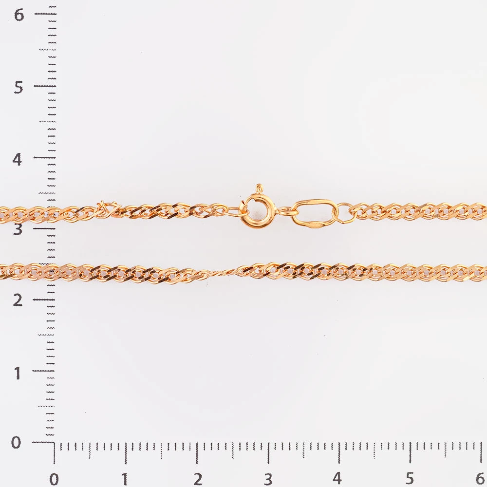 Цепь из красного золота 585 пробы