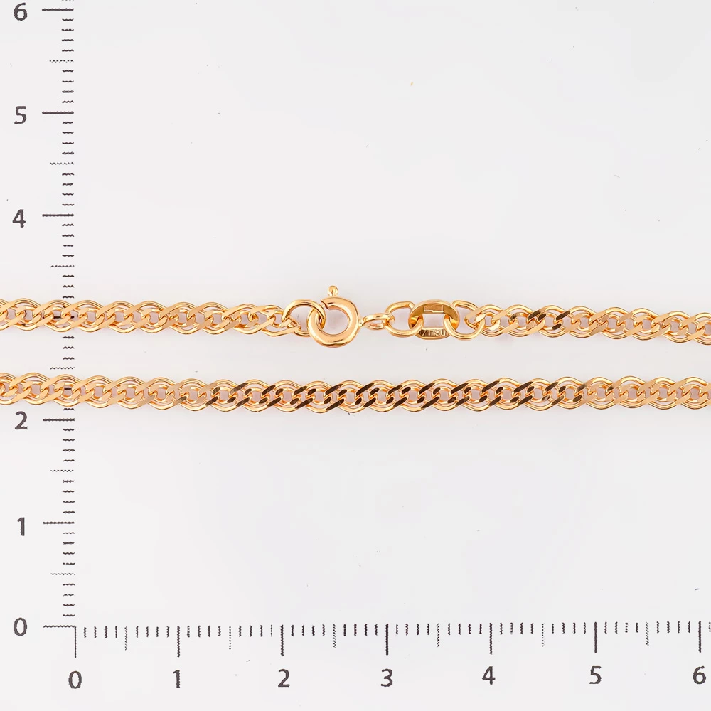 Цепь из красного золота 585 пробы