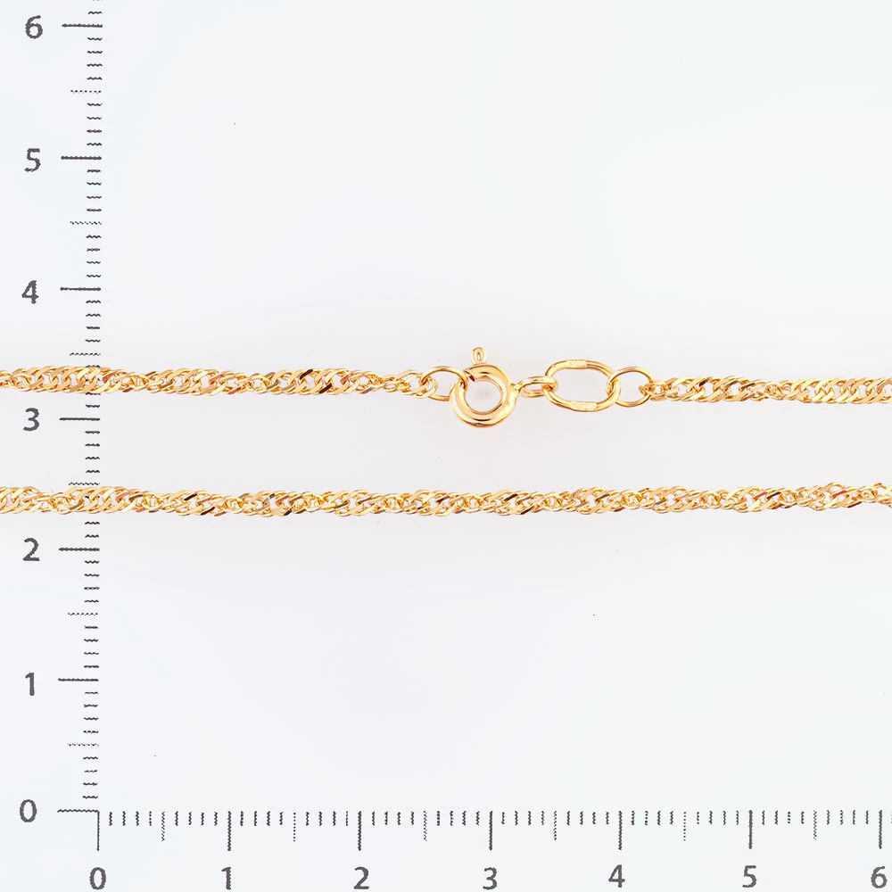 Цепь из красного золота 585 пробы