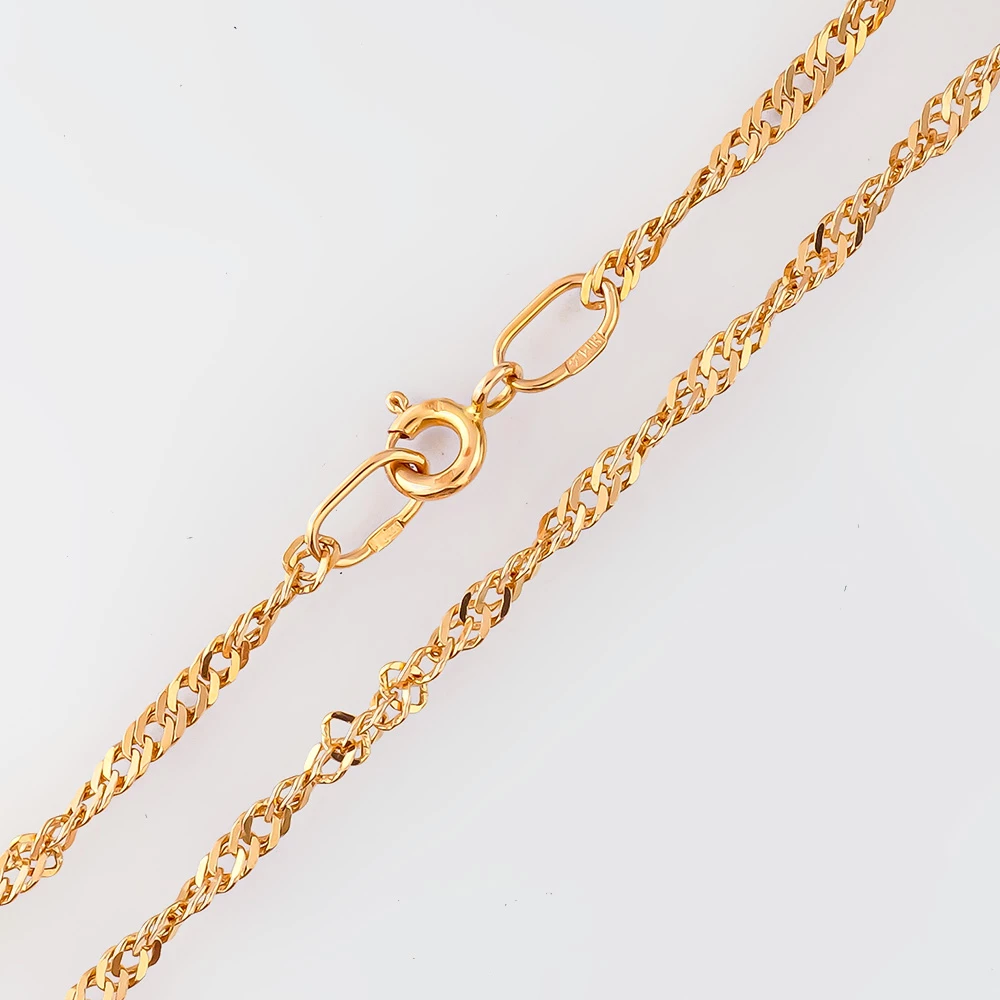 Цепь из красного золота 585 пробы