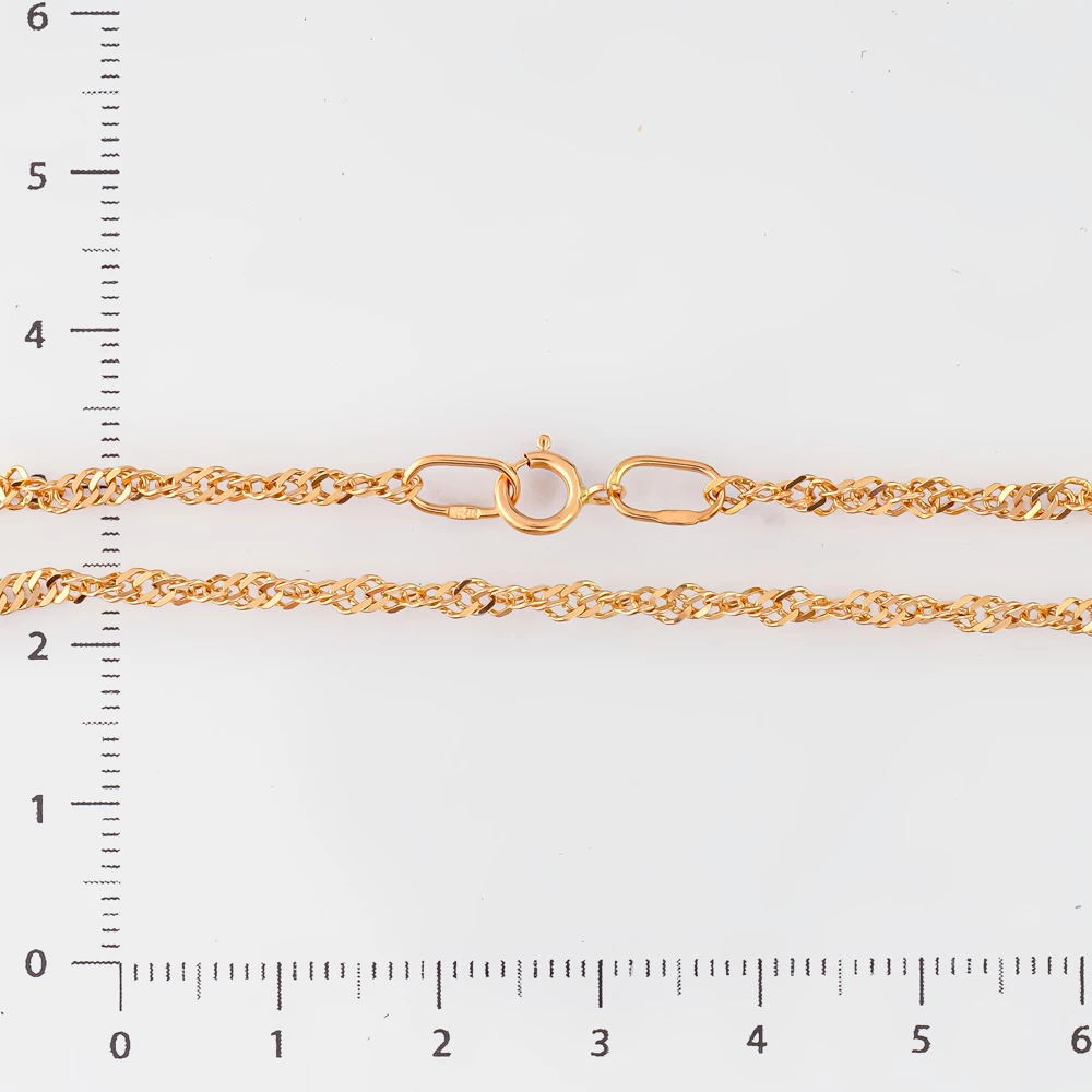 Цепь из красного золота 585 пробы
