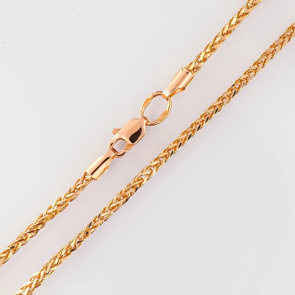 Цепь из красного золота 585 пробы