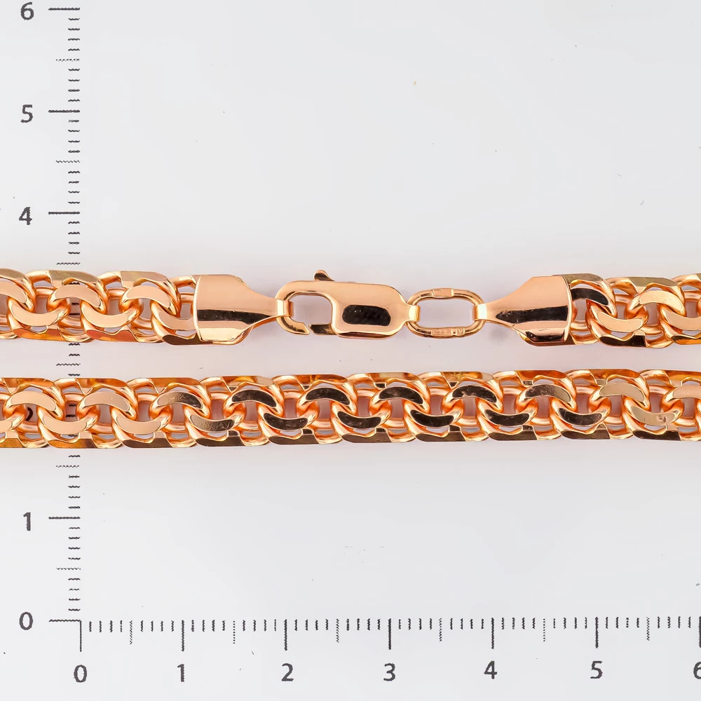 Цепь из красного золота 585 пробы