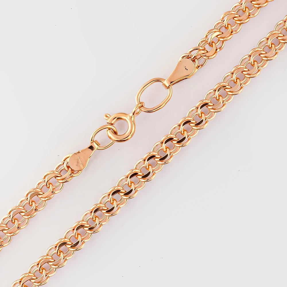 Цепь из красного золота 585 пробы