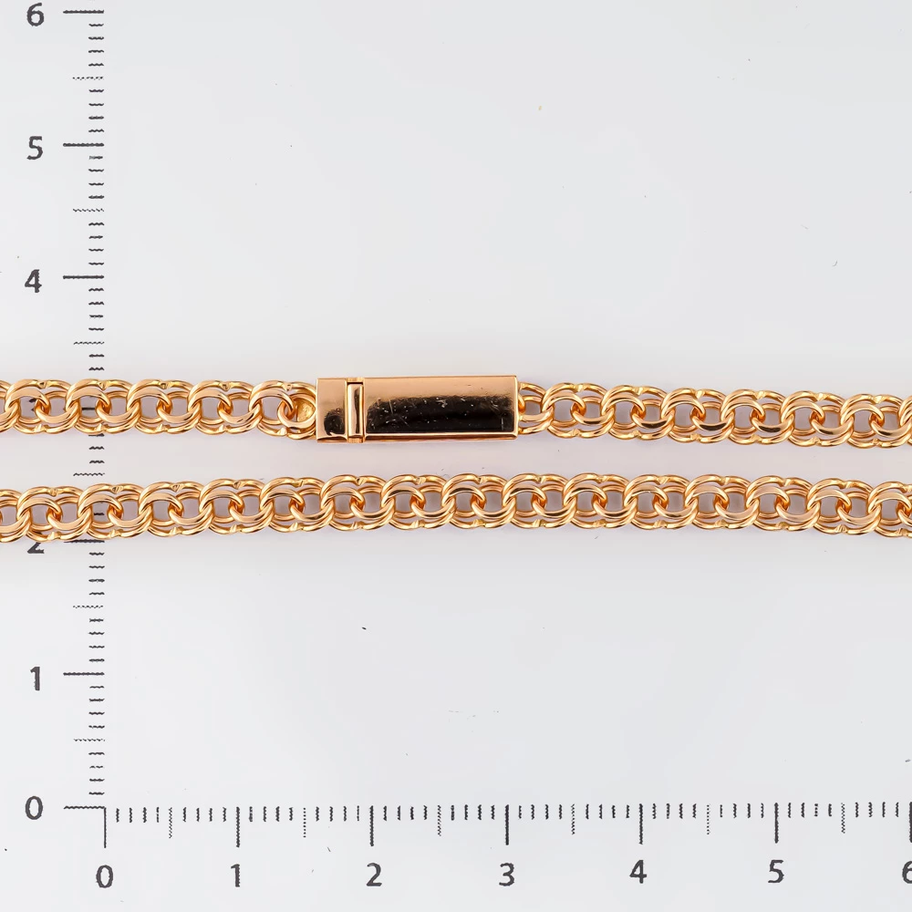 Цепь из красного золота 585 пробы