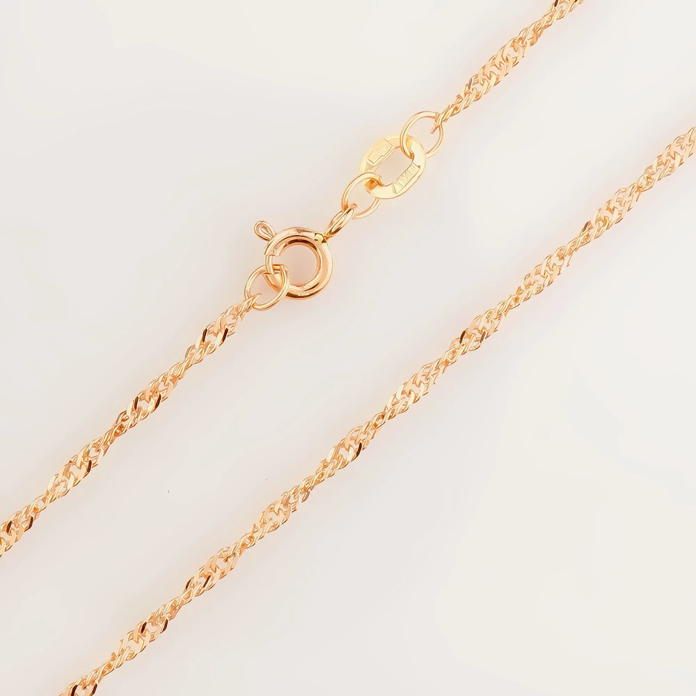 Цепь из красного золота 585 пробы