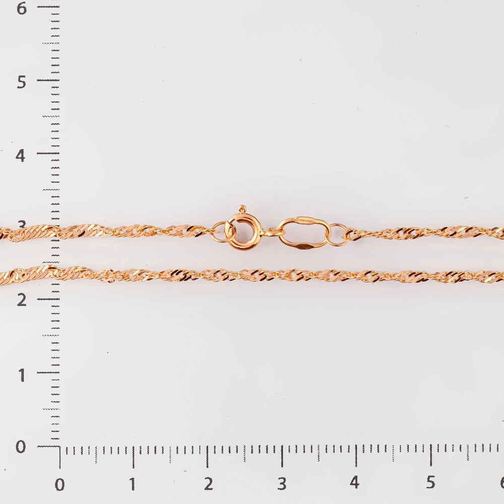 Цепь из красного золота 585 пробы