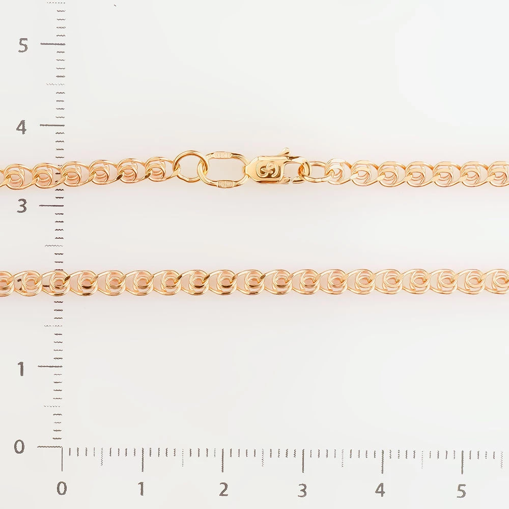 Цепь из красного золота 585 пробы